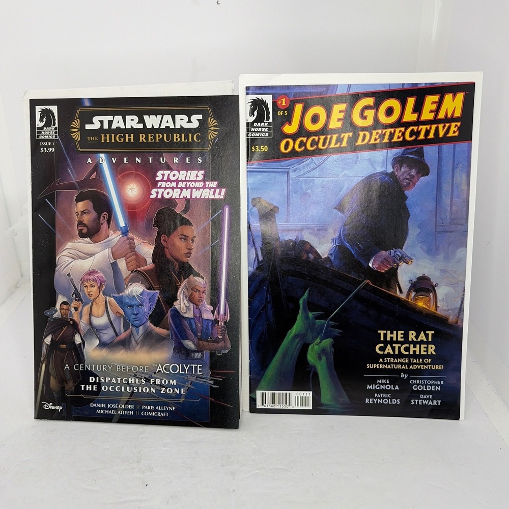Star‎ Wars High Republic Adventures 1 & Joe Golem Occult Detective 1 Dark Horse
